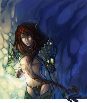 by A.R.K (blood elf variant of him))